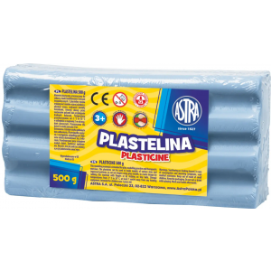 Plastelina Astra, 0.5 kg, niebieska jasna